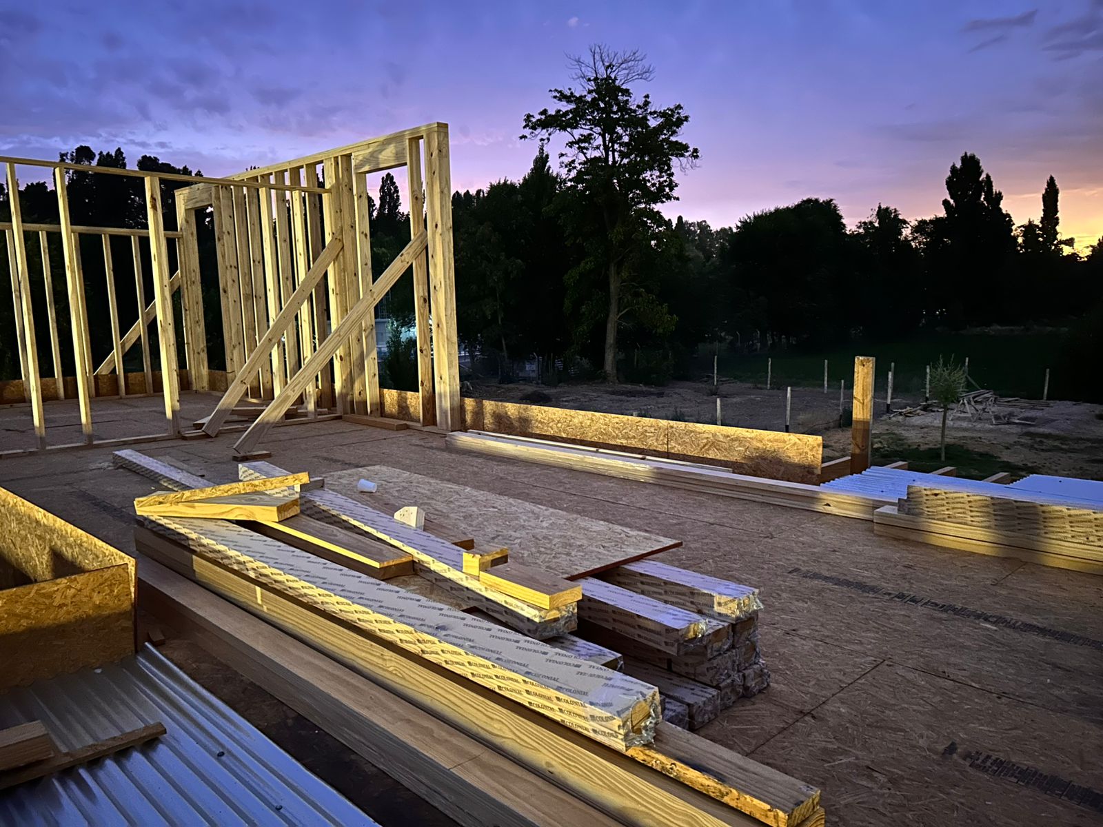 Casa Mendoza Wood Frame — vista primera planta